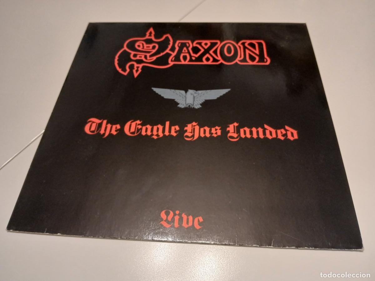 Discos de vinilo: Saxon &ndash; The Eagle Has Landed (Live)- (1982) LP disco vinilo - Foto 1