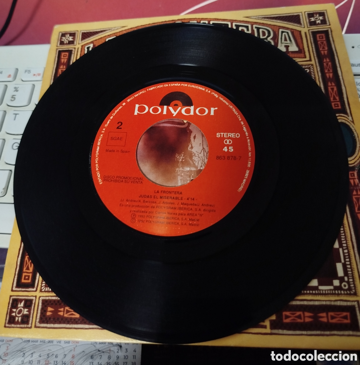 Discos de vinilo: La frontera - Judas el miserable - Foto 2