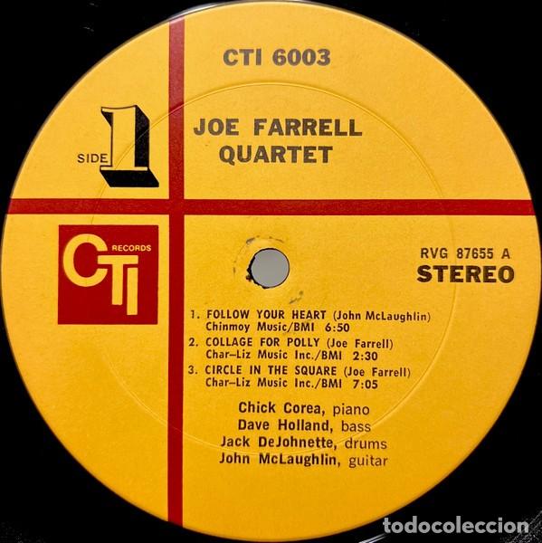 Discos de vinilo: Joe Farrell Quartet - CTI (LP Vinilo Jazz) - Foto 4