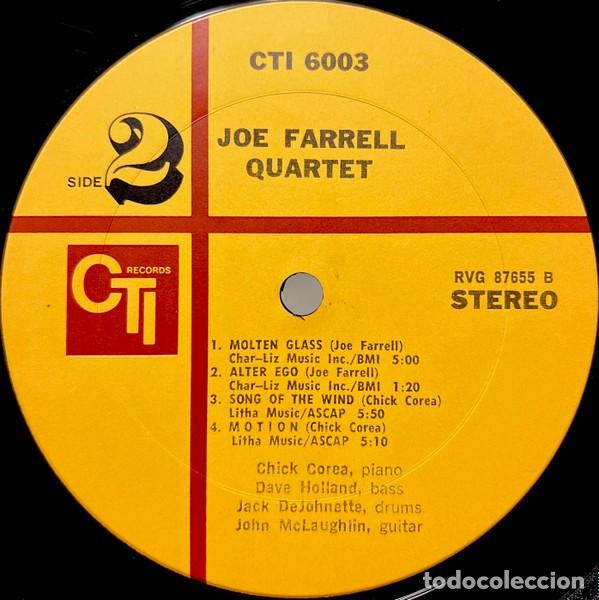 Discos de vinilo: Joe Farrell Quartet - CTI (LP Vinilo Jazz) - Foto 5
