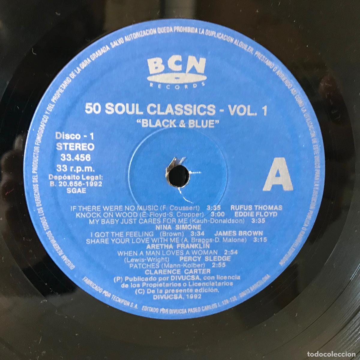Discos de vinilo: Black & Blue. 50 Soul Classics. 3 LP - Foto 4