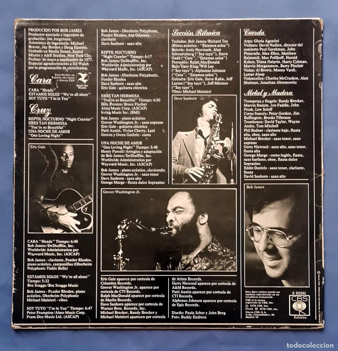 Discos de vinilo: Bob James &lrm;&ndash; Heads LP 1978 Espa&ntilde;a - Foto 2