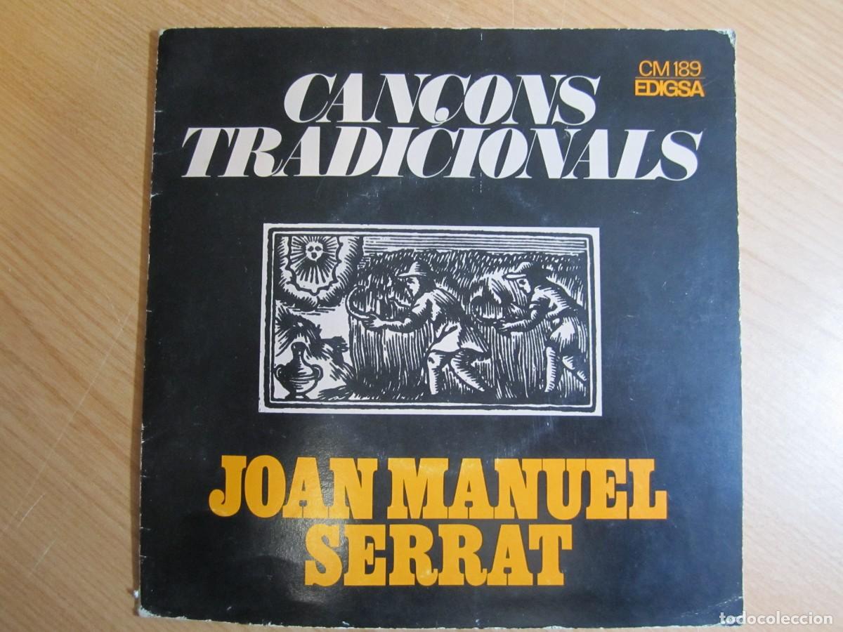 Discos de vinilo: vinilo single joan manuel serrat can&ccedil;ons tradicionals - Foto 1