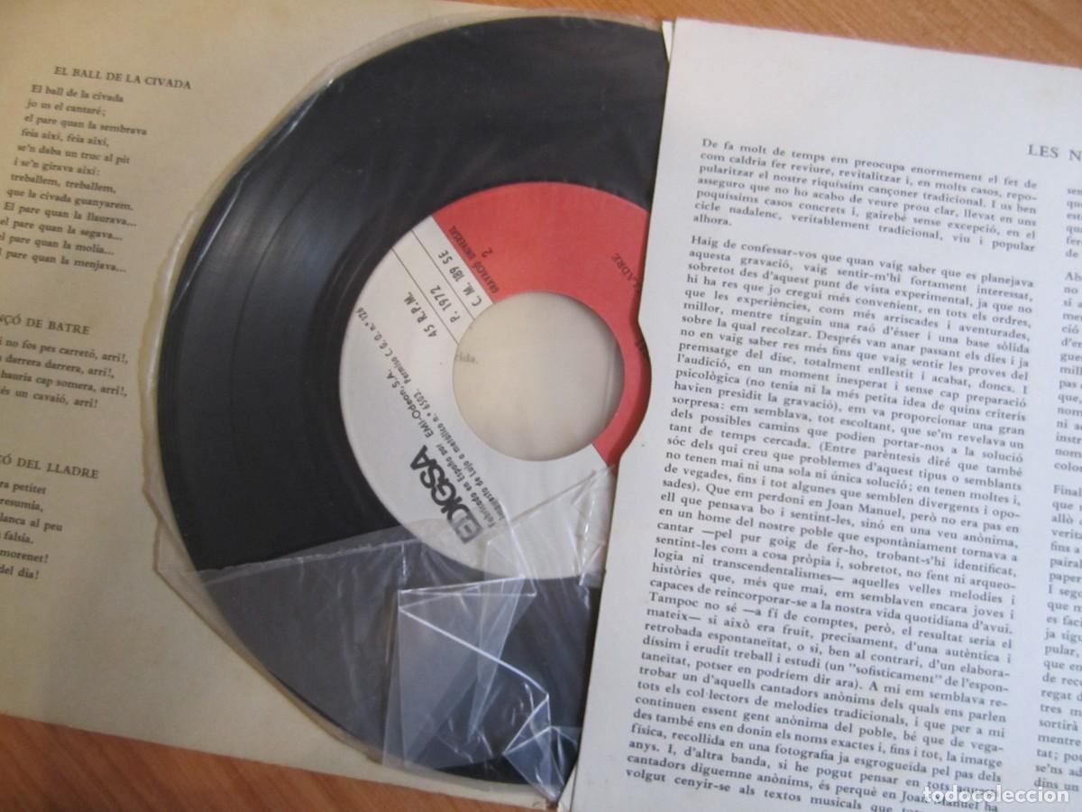 Discos de vinilo: vinilo single joan manuel serrat can&ccedil;ons tradicionals - Foto 2