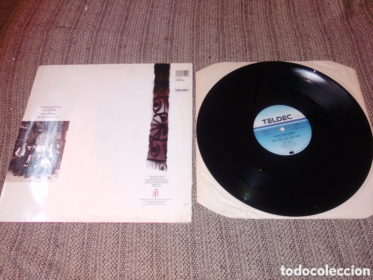 Discos de vinilo: THE POGUES - YEAH YEAH YEAH - MAXI - GERMANY - TELDEC - LV - - Foto 2