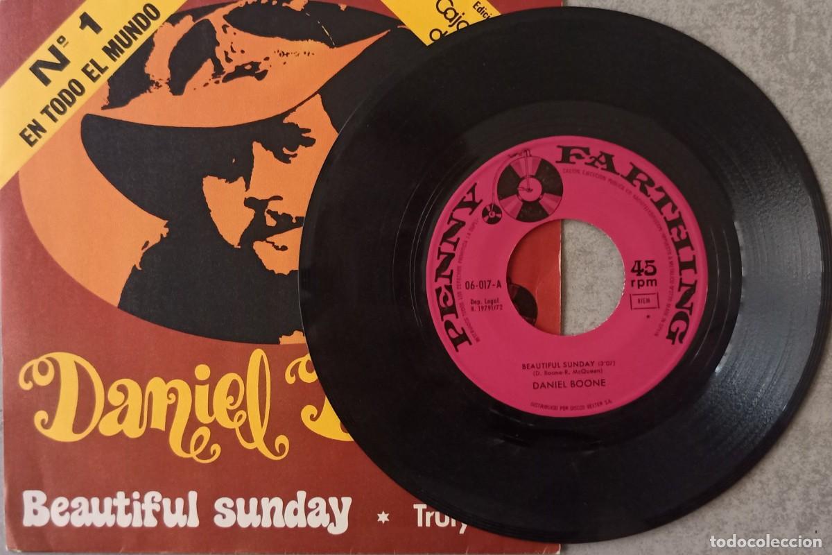 Discos de vinilo: Daniel Boone. Beautiful sunday. Vinilo single. - Foto 3