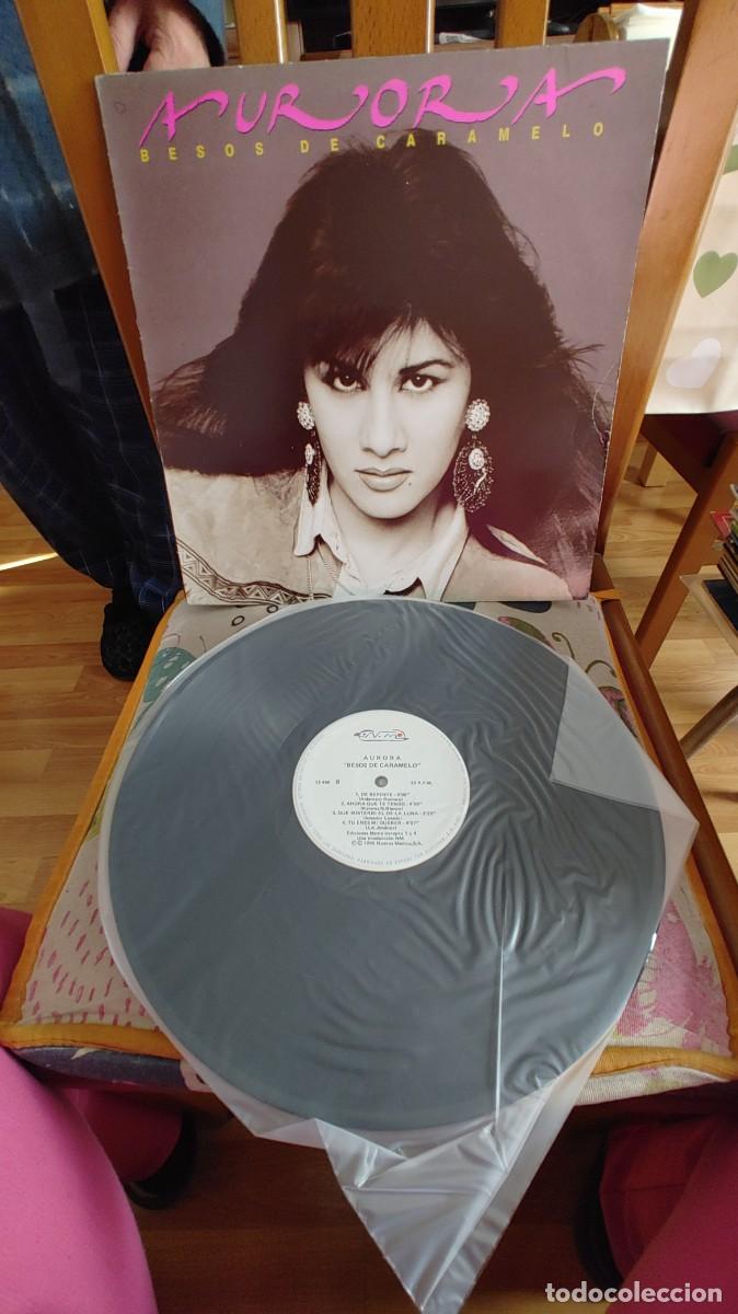 Discos de vinilo: AURORA-LP BESOS DE CARAMELO - Foto 1