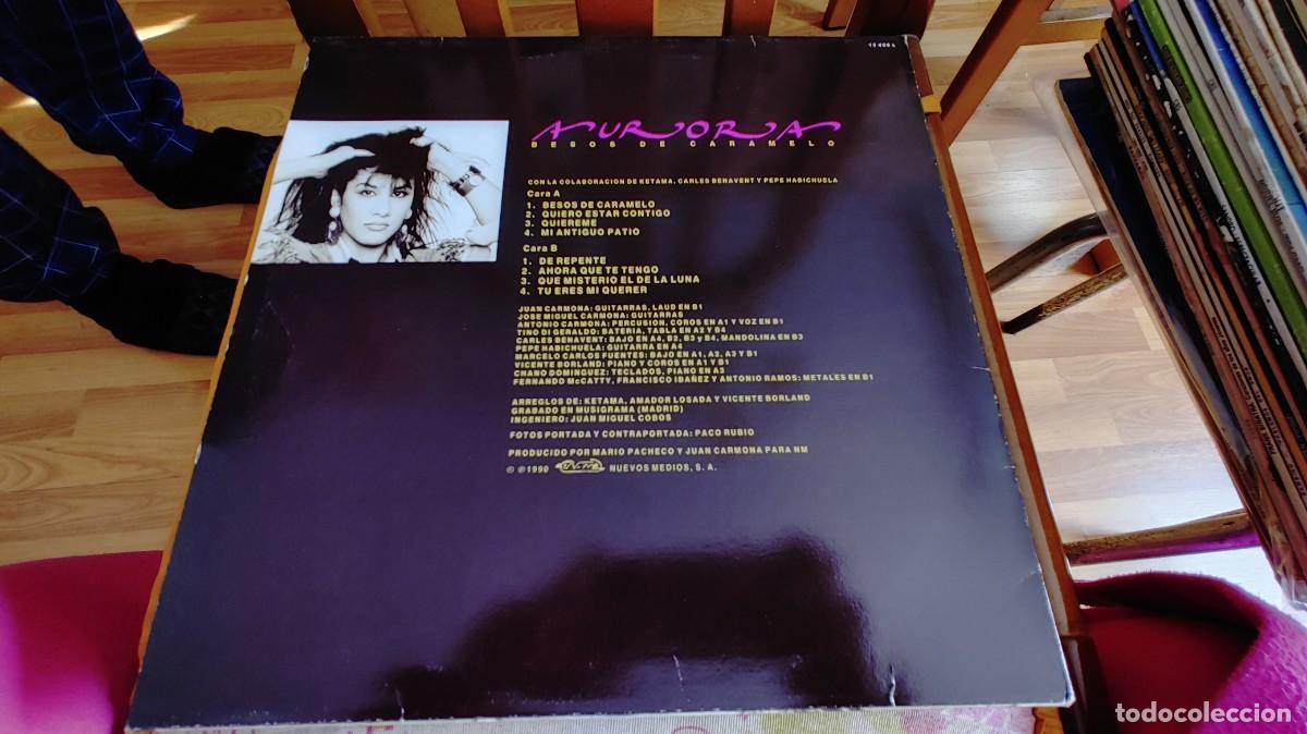 Discos de vinilo: AURORA-LP BESOS DE CARAMELO - Foto 2