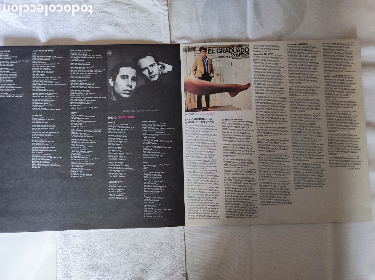 Discos de vinilo: SIMON & GARFUNKEL - GREATEST HITS - Foto 5