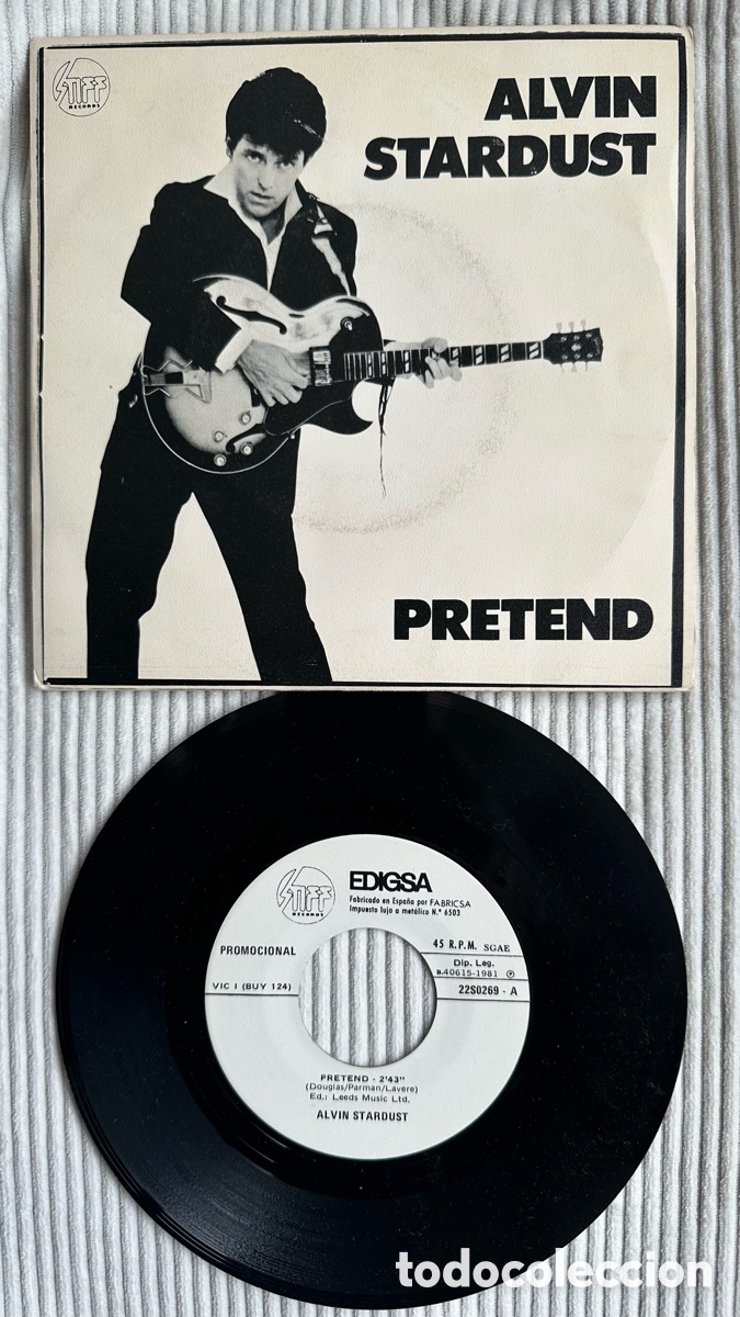 Discos de vinilo: AALVIN STARDUST SG PROMO. PRETEND - Foto 1