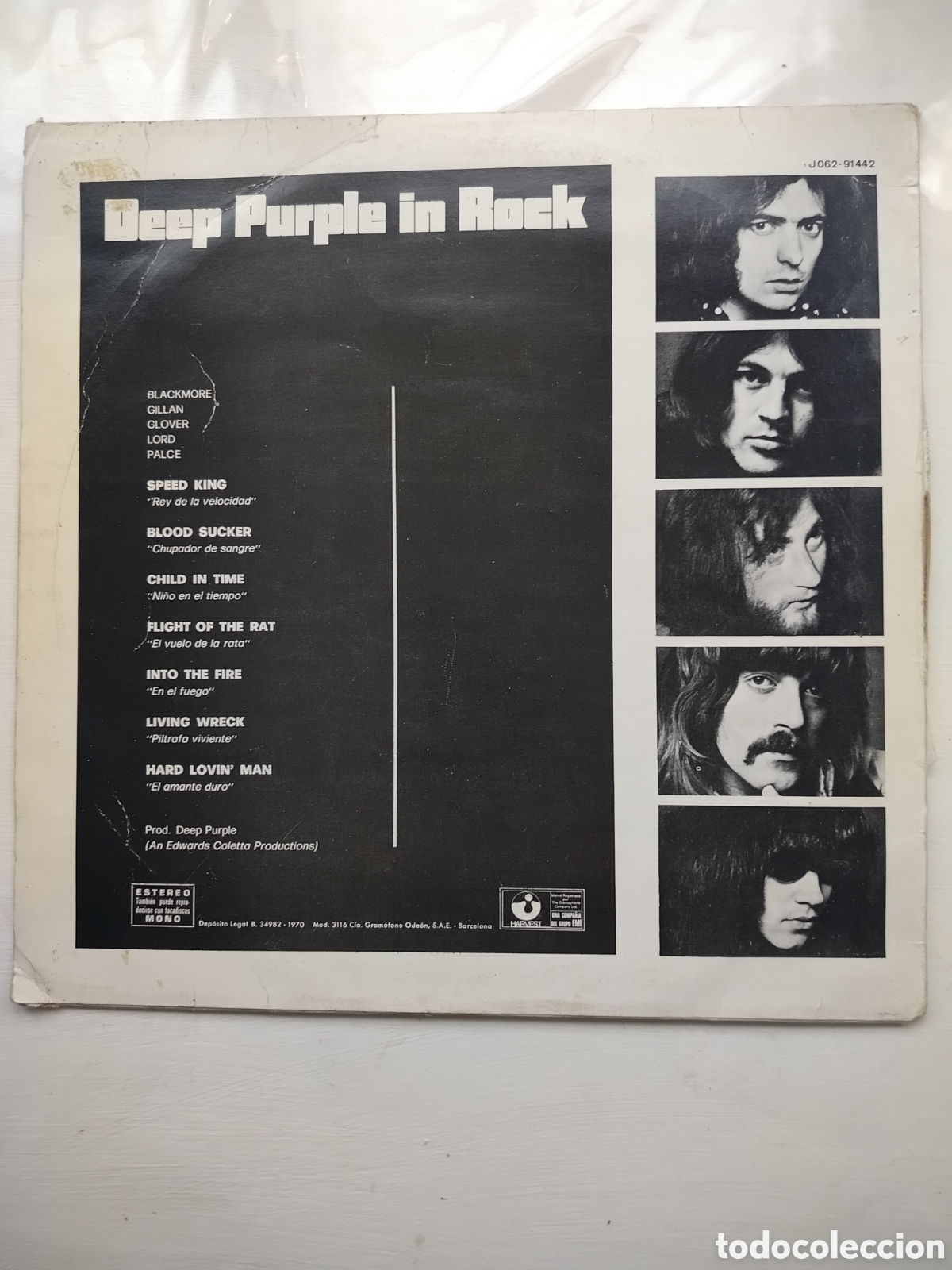 Discos de vinilo: Deep Purple LP In Rock - Foto 2