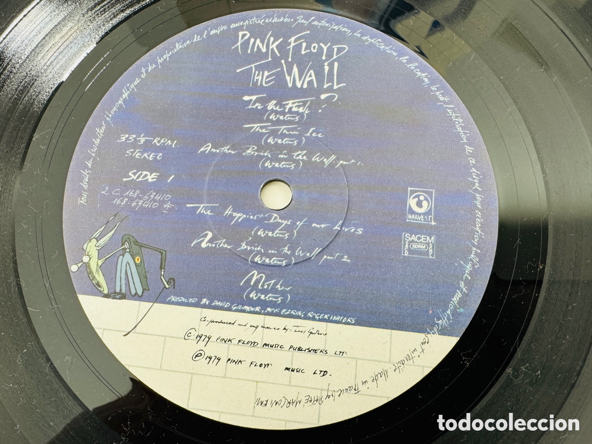 Discos de vinilo: Pink Floyd &lrm;&ndash; The Wall Vinilo Original 1979. - Foto 7