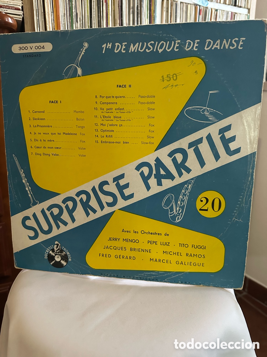 Discos de vinilo: EXTRAIT DU CATALOGUE - COLLECTION &rdquo;SURPRISE-PARTIE&rdquo; - Foto 1