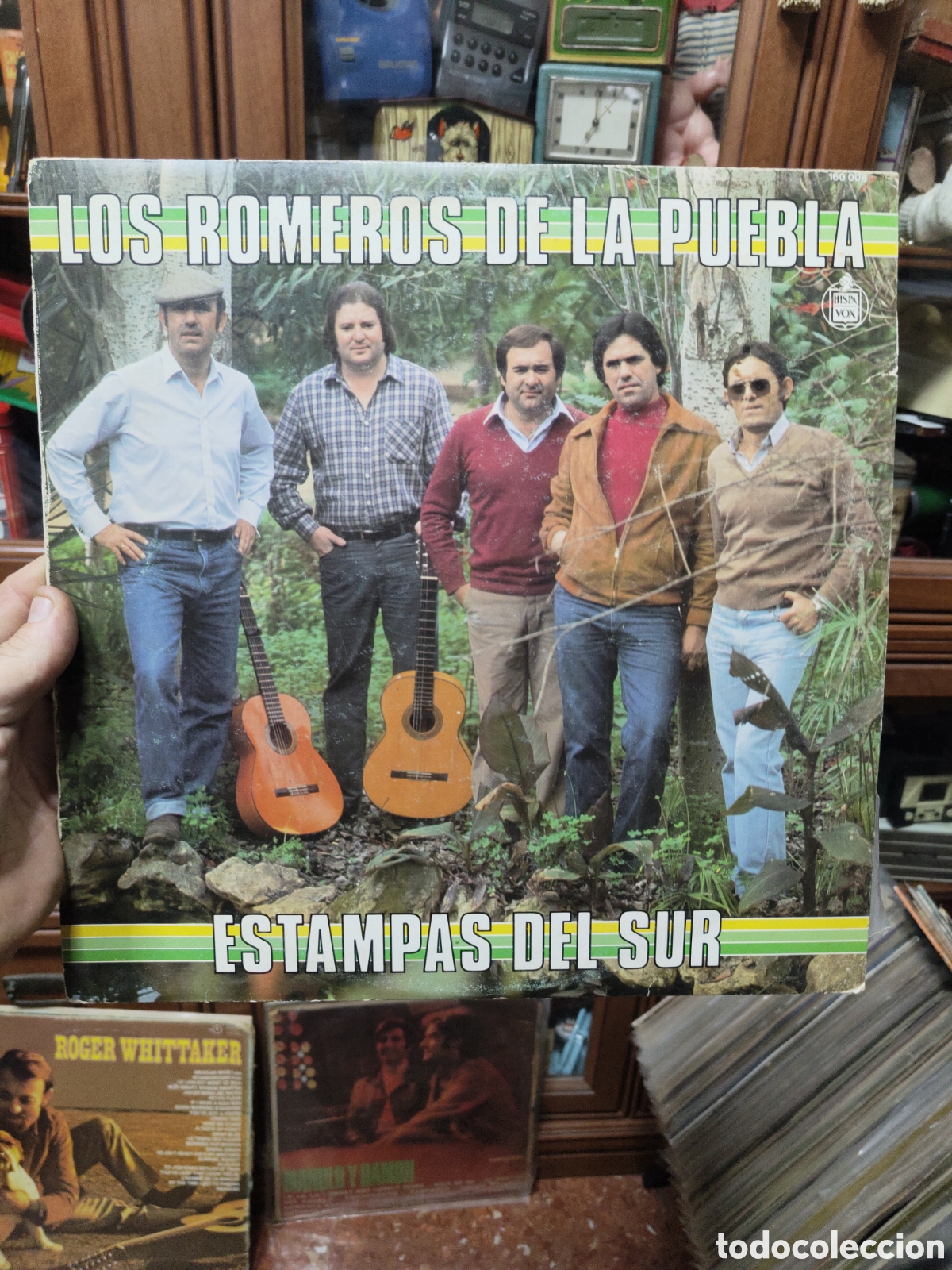 Discos de vinilo: LP VINILO LOS ROMEROS DE LA PUEBLA ESTAMPAS DEL SUR - Foto 1