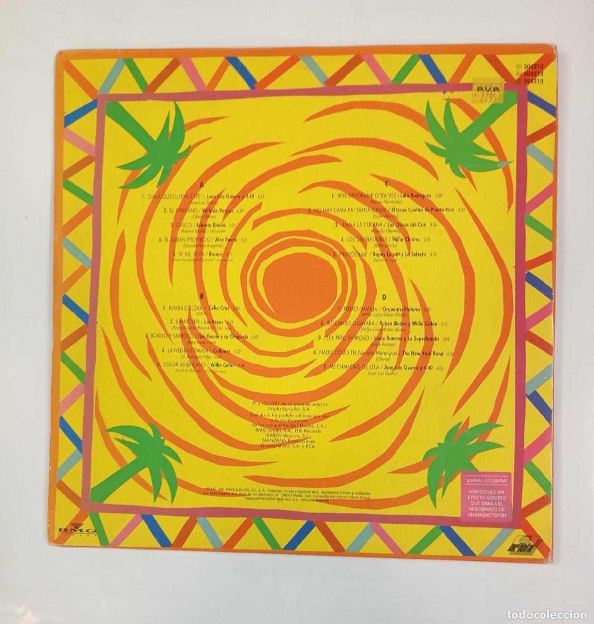 Discos de vinilo: TREMENDOS &Eacute;XITOS LATINOS. DOBLE LP. TDKDA85 - Foto 2