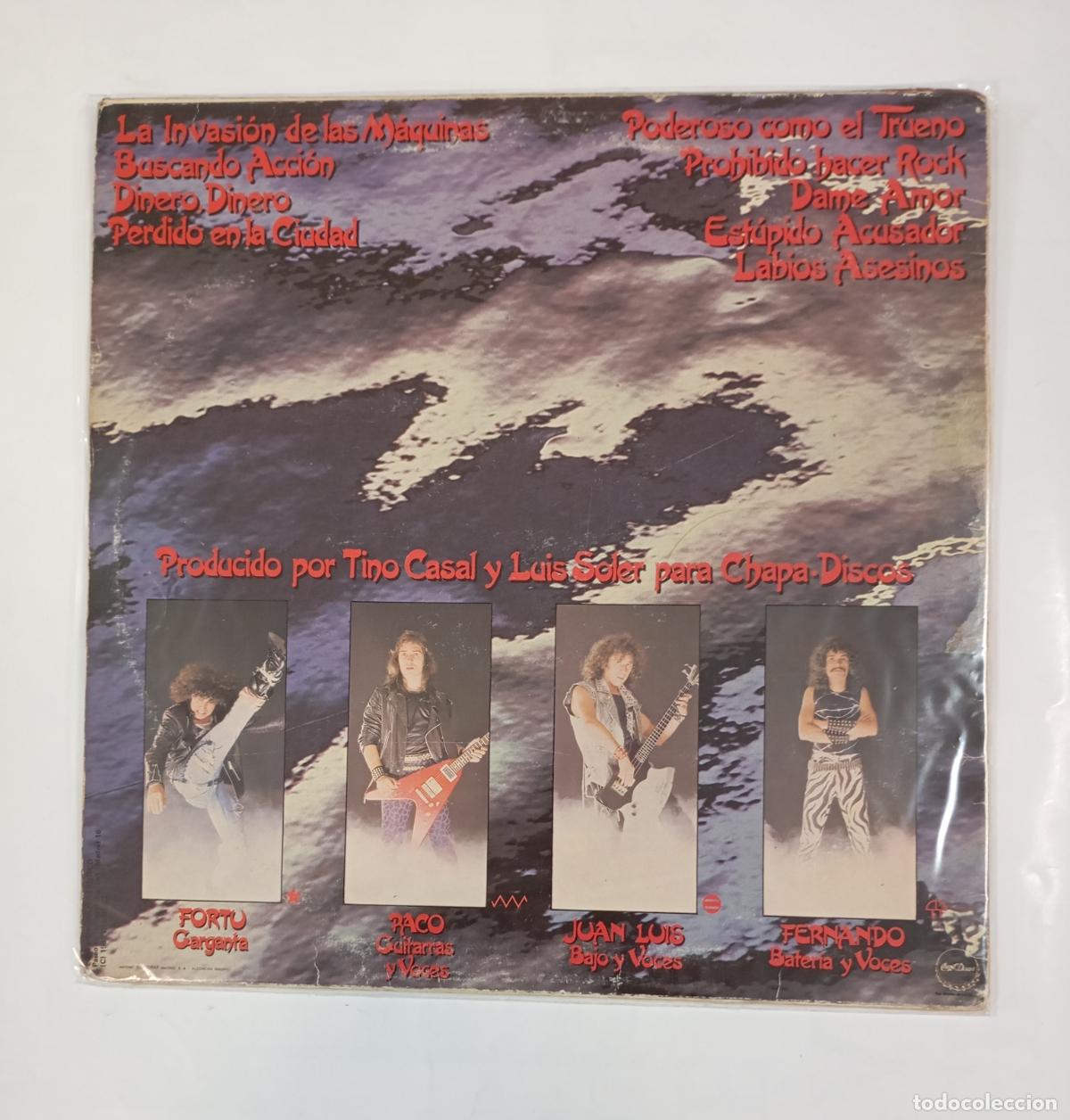 Discos de vinilo: OBUS. PODEROSO COMO EL TRUNO. LP. TDKLP13 - Foto 2