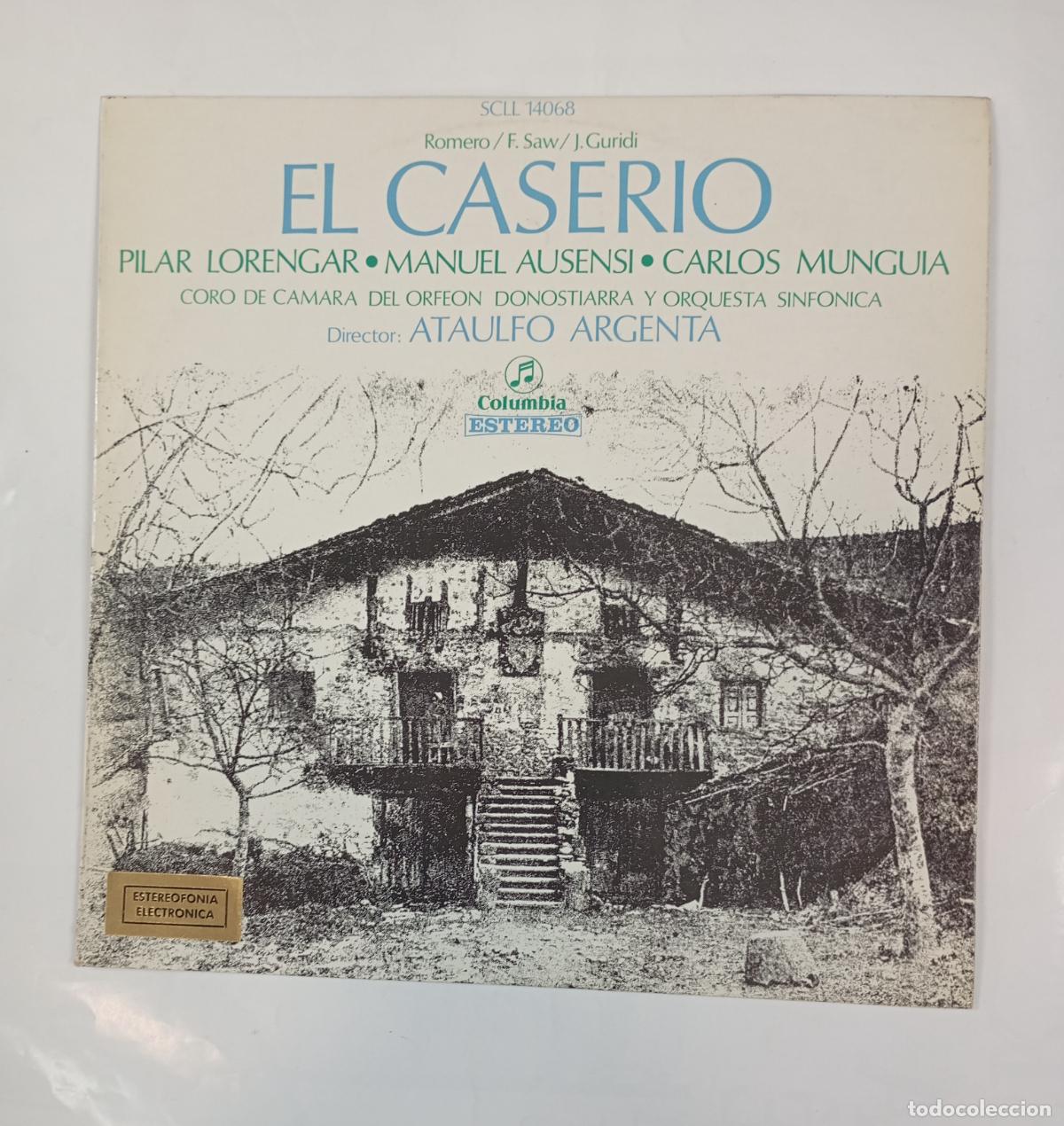 Discos de vinilo: EL CASER&Iacute;O. ATAULFO ARGENTA. LP. TDKDA59 - Foto 1