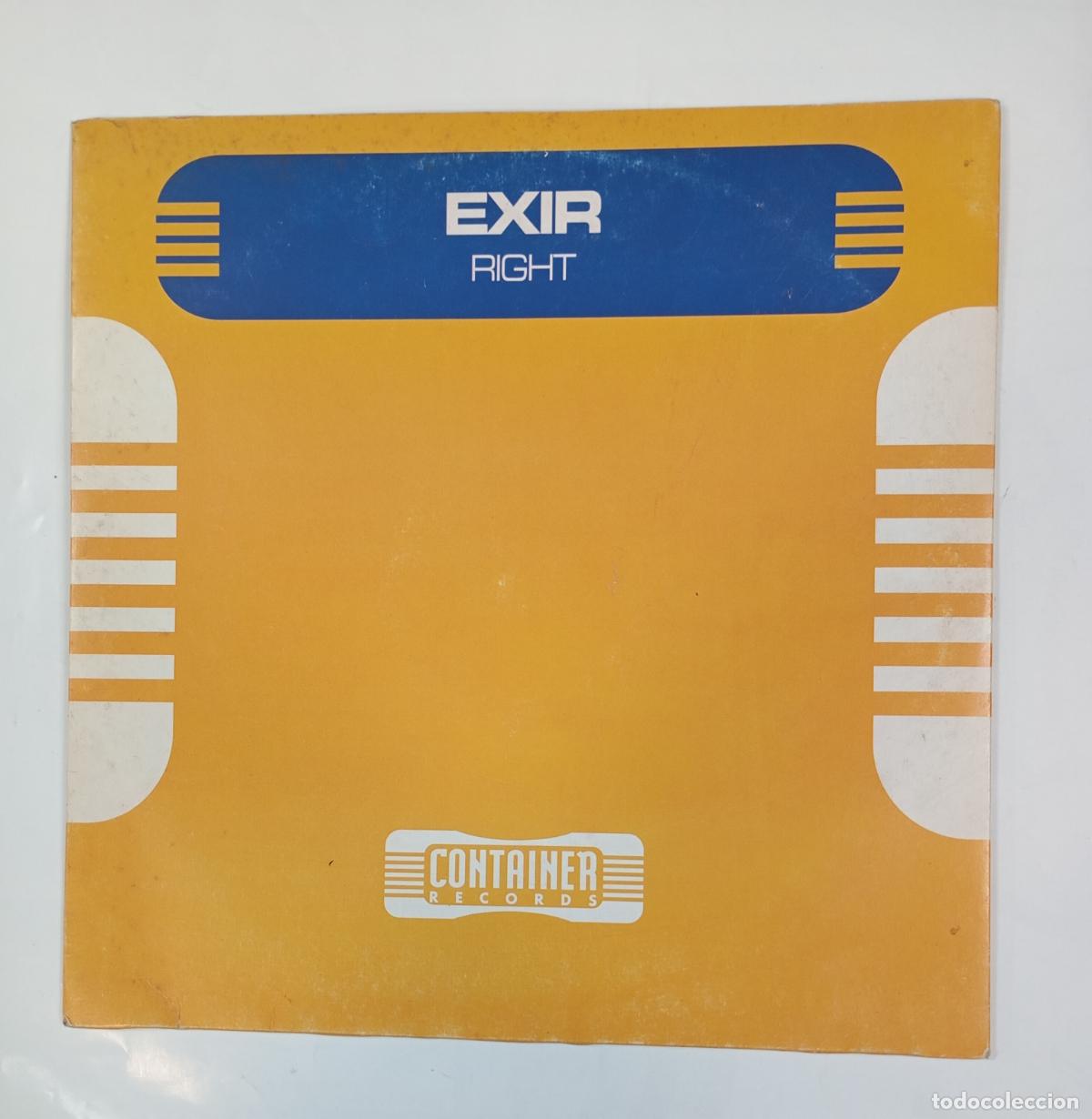 Discos de vinilo: EXIR. RIGHT. MAXI-SINGLE. TDKDA59 - Foto 1