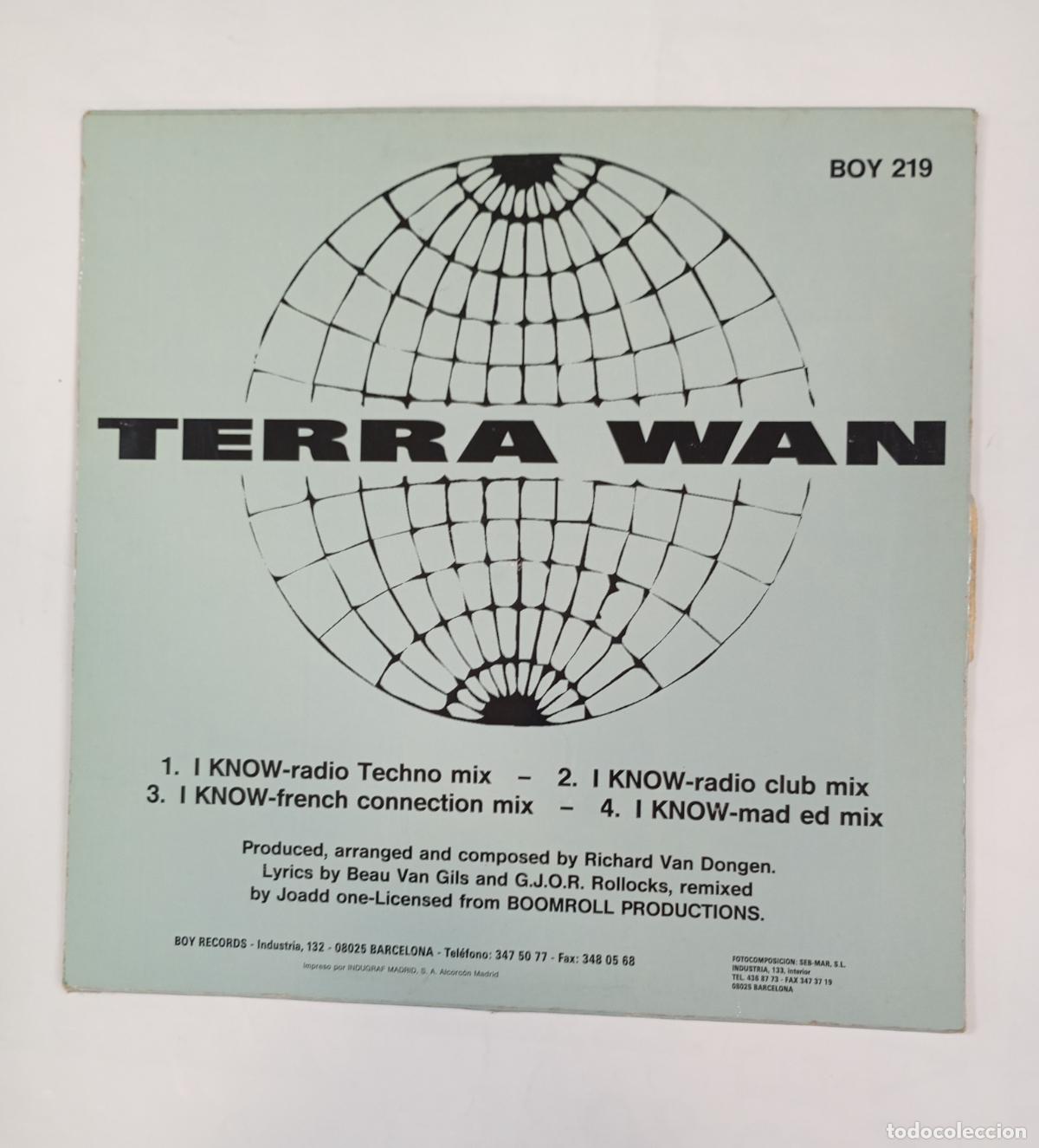 Discos de vinilo: I NOW. TERRA WAN. MAXI-SINGLE. TDKDA59 - Foto 2