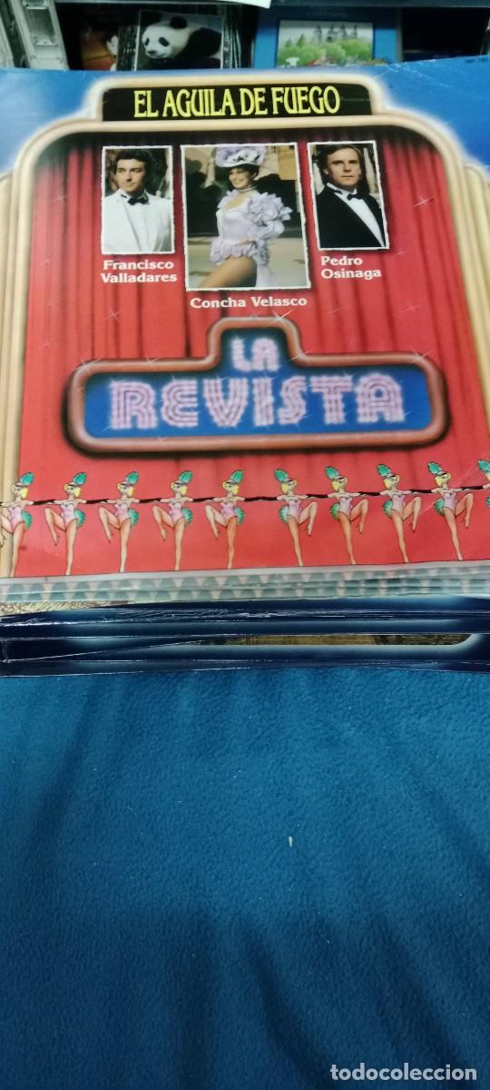 Discos de vinil: LP LA REVISTA // CONCHA VELASCO - FRANCISCO VALLADARES - PEDRO OSINAGA EN EL AGUILA DE FUEGO E-DIS