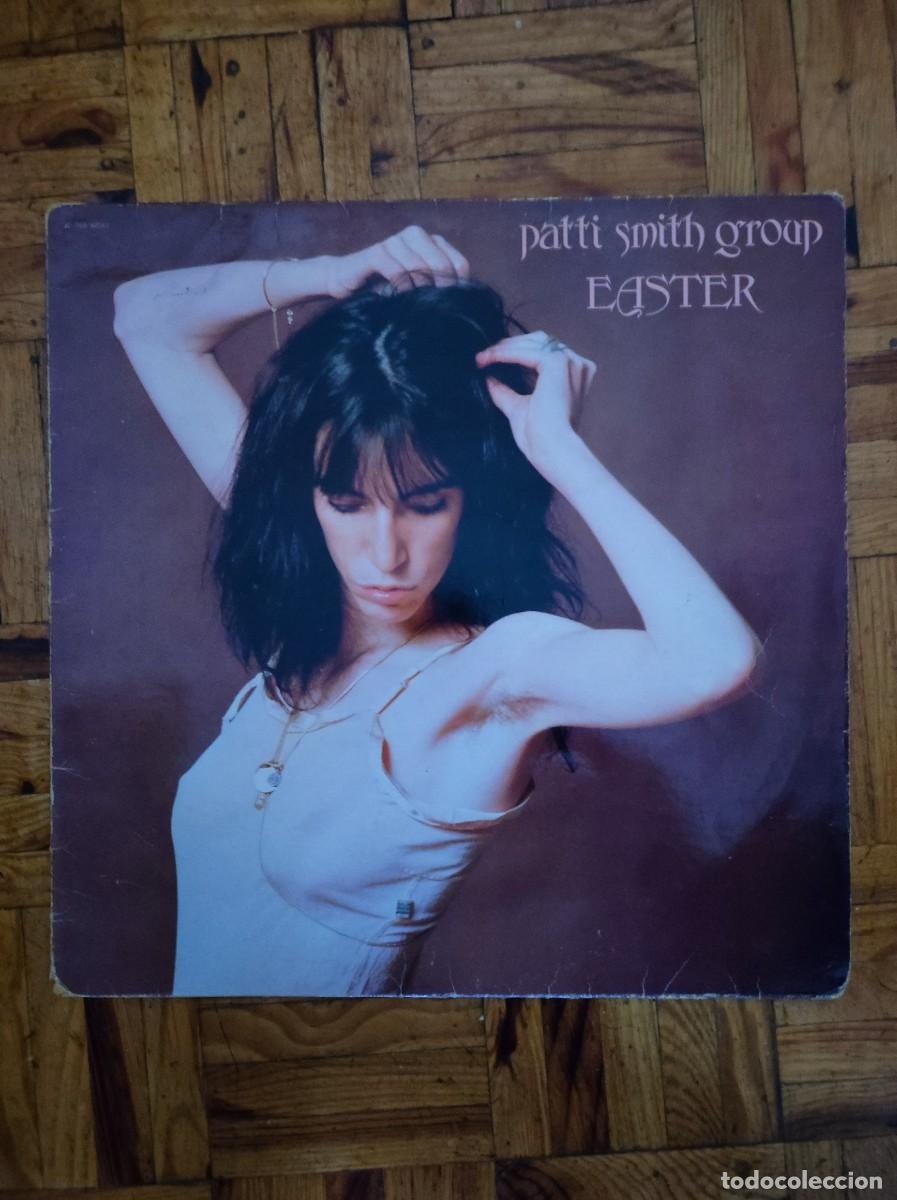 Discos de vinilo: Patti Smith Group &ndash; Easter - solo carpeta y insert - no hay disco - Foto 1