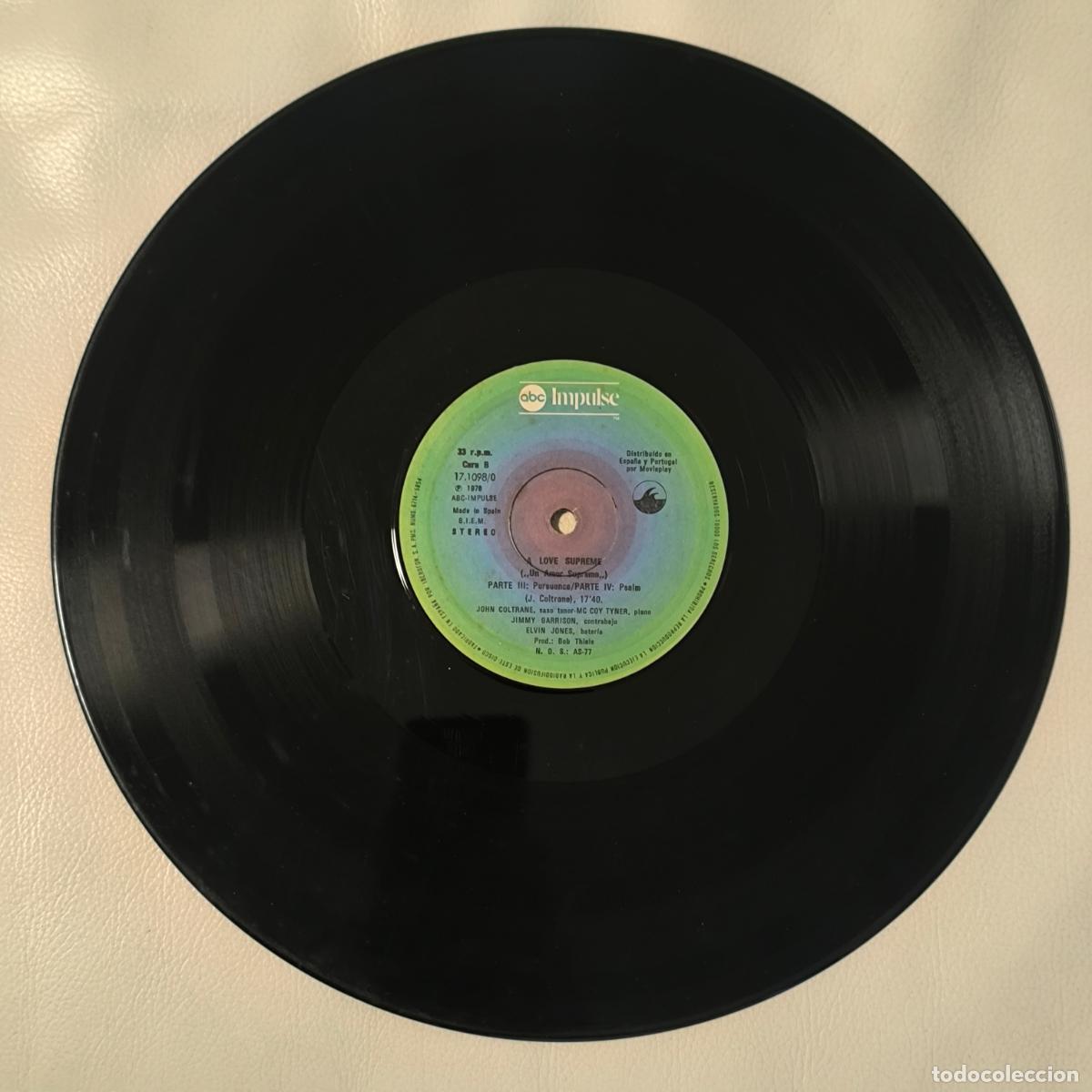 Discos de vinilo: JOHN COLTRANE A Love Supreme SPAIN 1976 - Foto 5