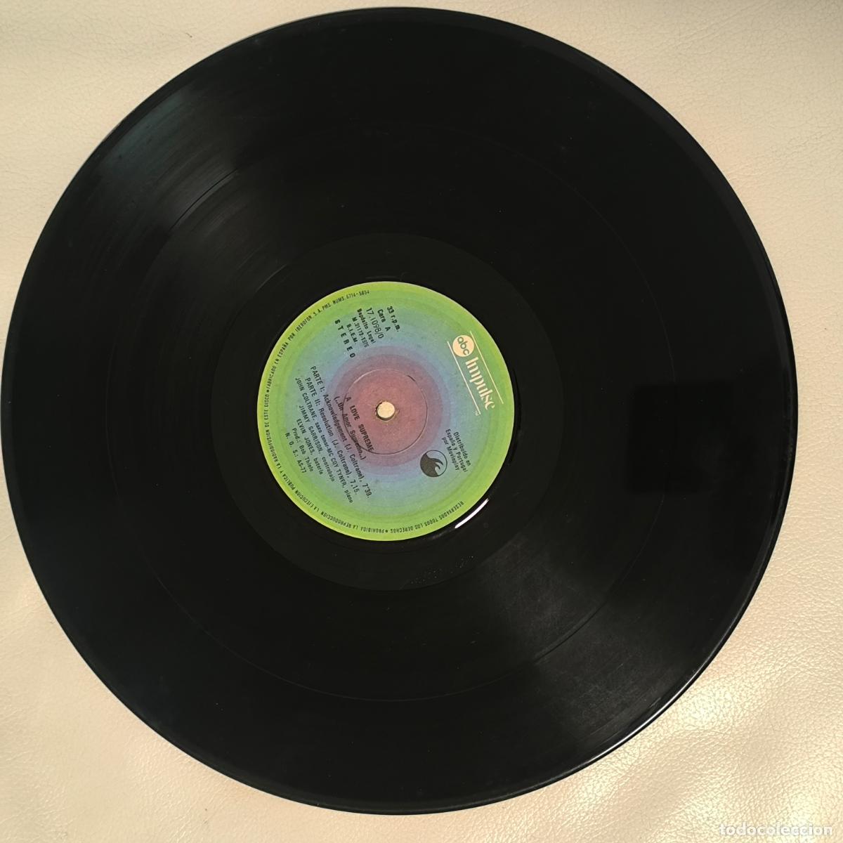 Discos de vinilo: JOHN COLTRANE A Love Supreme SPAIN 1976 - Foto 6
