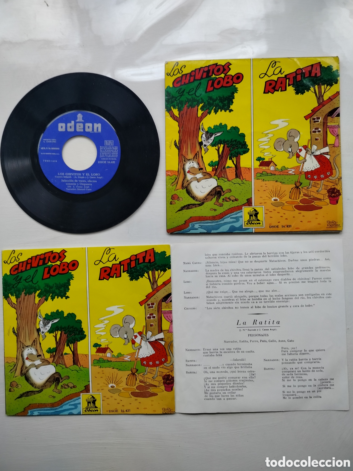 Discos de vinilo: Los Chivitos y el Lobo 7 - Foto 3