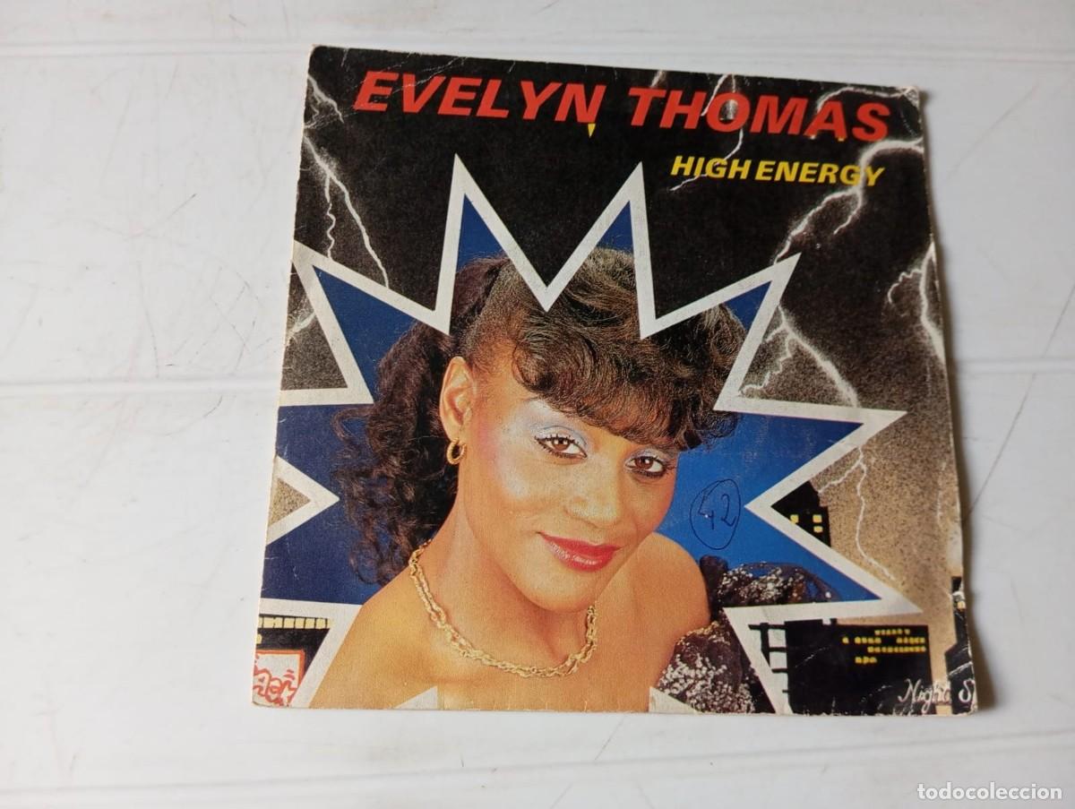 Discos de vinilo: SINGLE EVELYN THOMAS - HIGH ENERGY - Foto 1