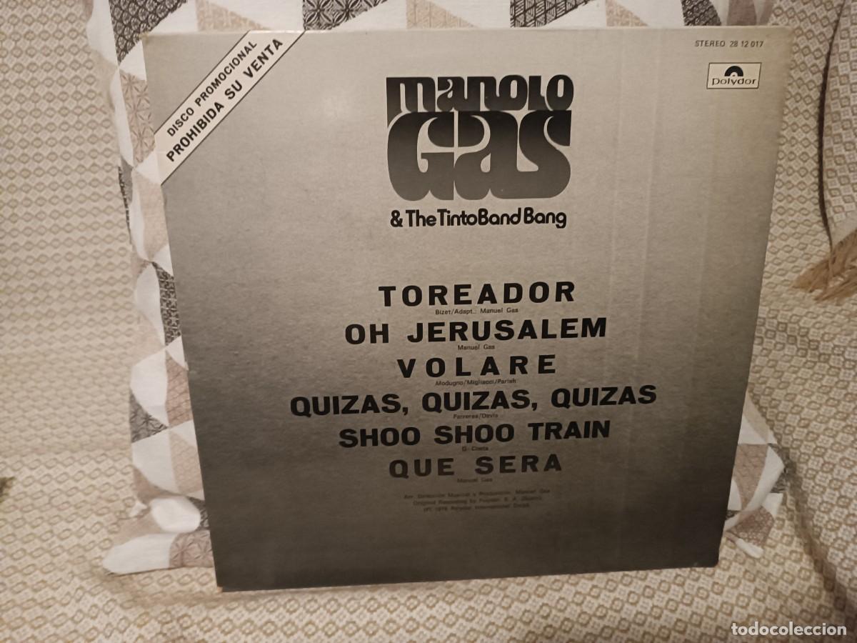 Discos de vinilo: Manolo Gas disco de promocion - Foto 1