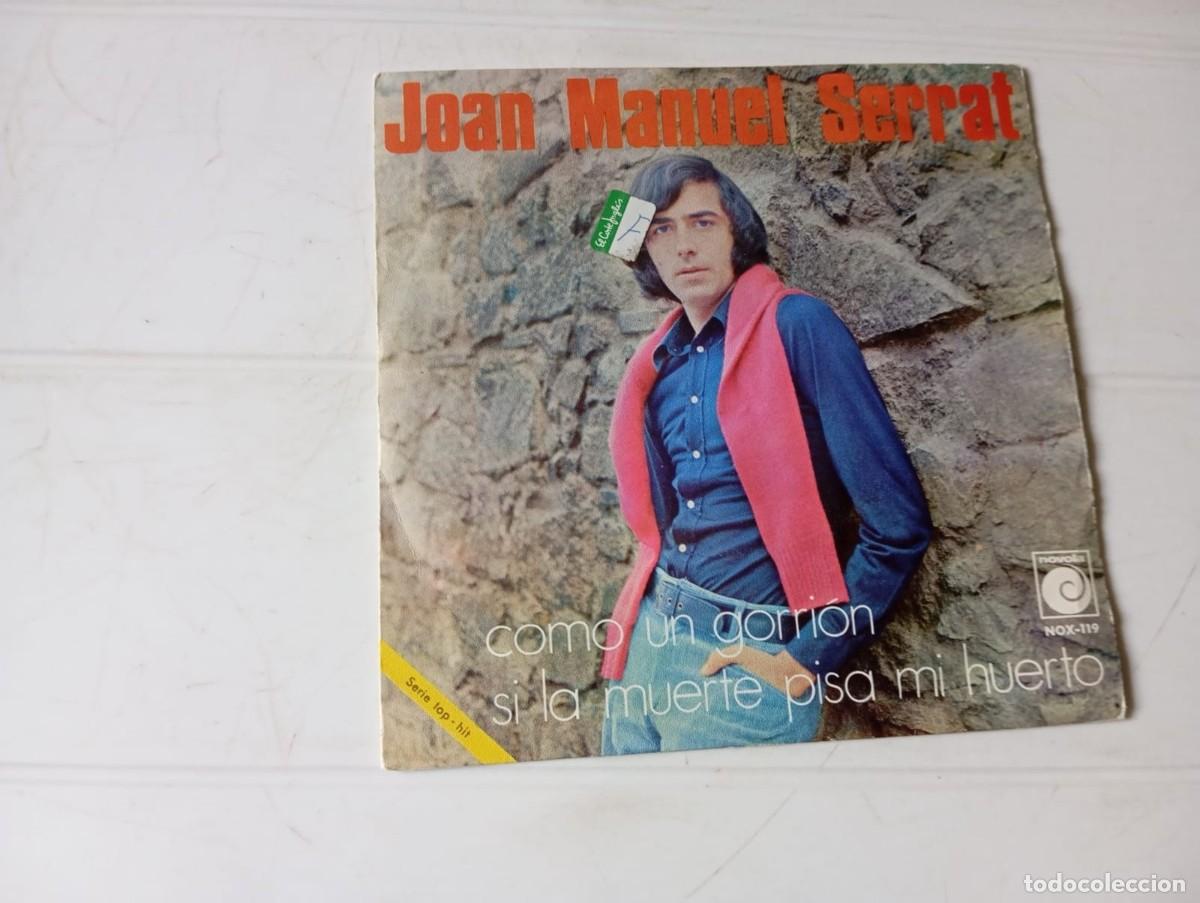 Discos de vinilo: SINGLE JUAN MANUEL SERRAT - COMO UN GORRI&Oacute;N - Foto 1
