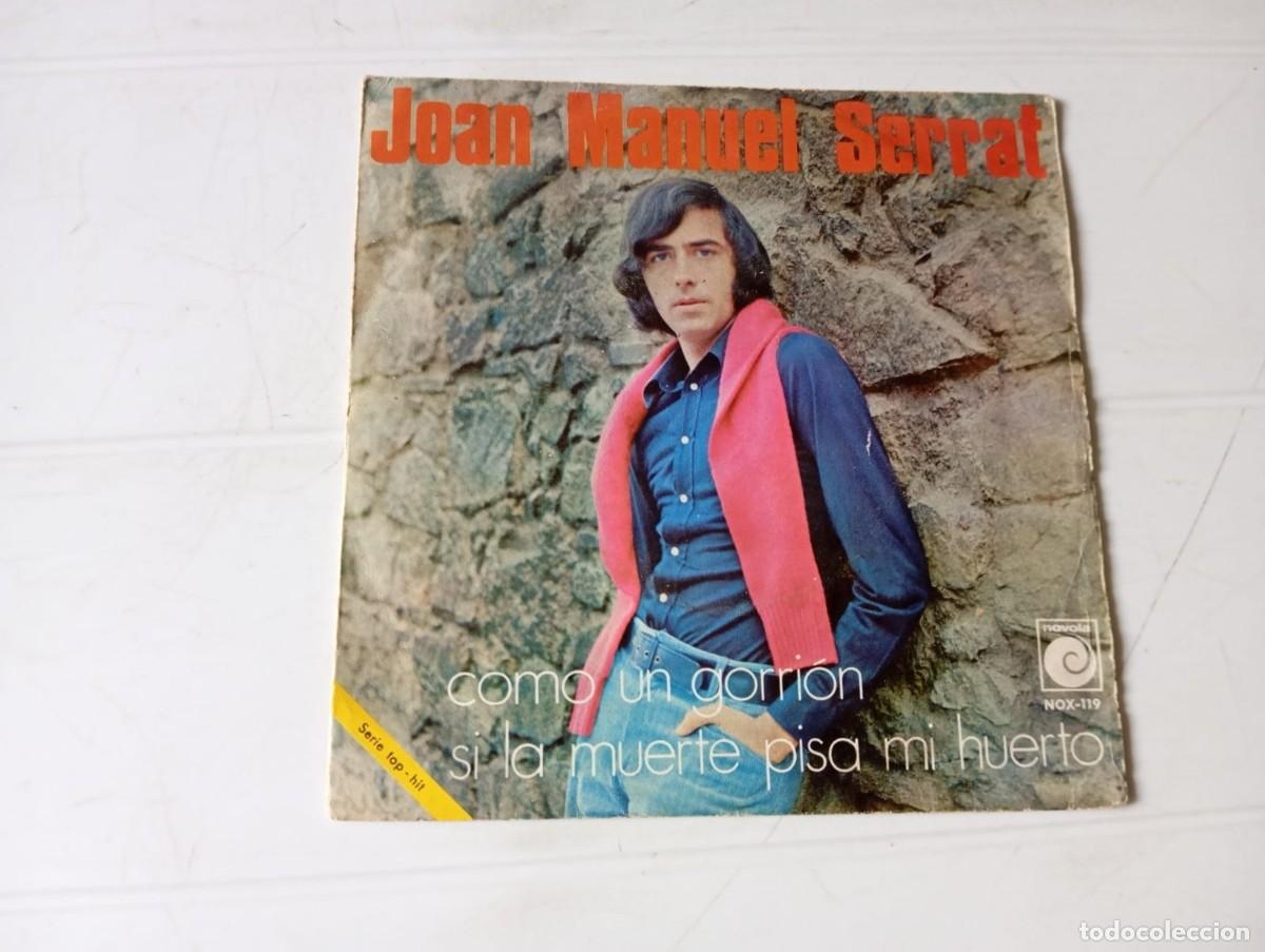 Discos de vinilo: SINGLE JUAN MANUEL SERRAT - COMO UN GORRI&Oacute;N - Foto 1
