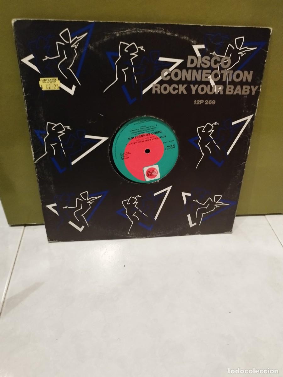 Discos de vinilo: Disco Connection &ndash; Rock Your Baby. Vinilo maxi single. - Foto 1