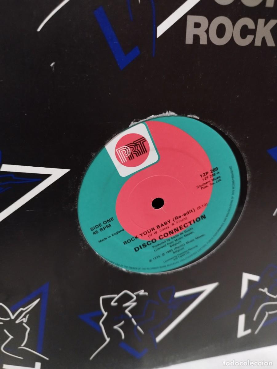 Discos de vinilo: Disco Connection &ndash; Rock Your Baby. Vinilo maxi single. - Foto 3