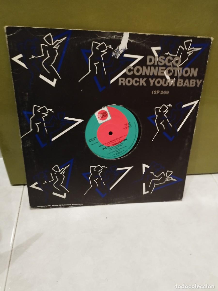 Discos de vinilo: Disco Connection &ndash; Rock Your Baby. Vinilo maxi single. - Foto 4