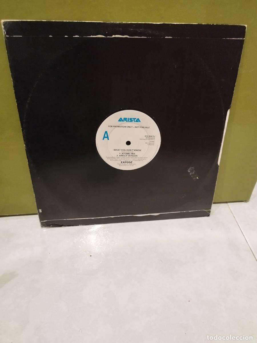 Discos de vinilo: Expos&eacute; &ndash; What You Dont Know. Vinilo maxi single. - Foto 1