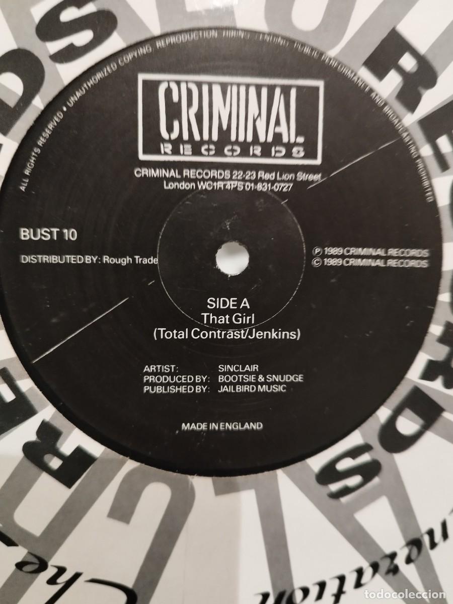 Discos de vinilo: Sinclair &ndash; That Girl. Vinilo maxi single. - Foto 2