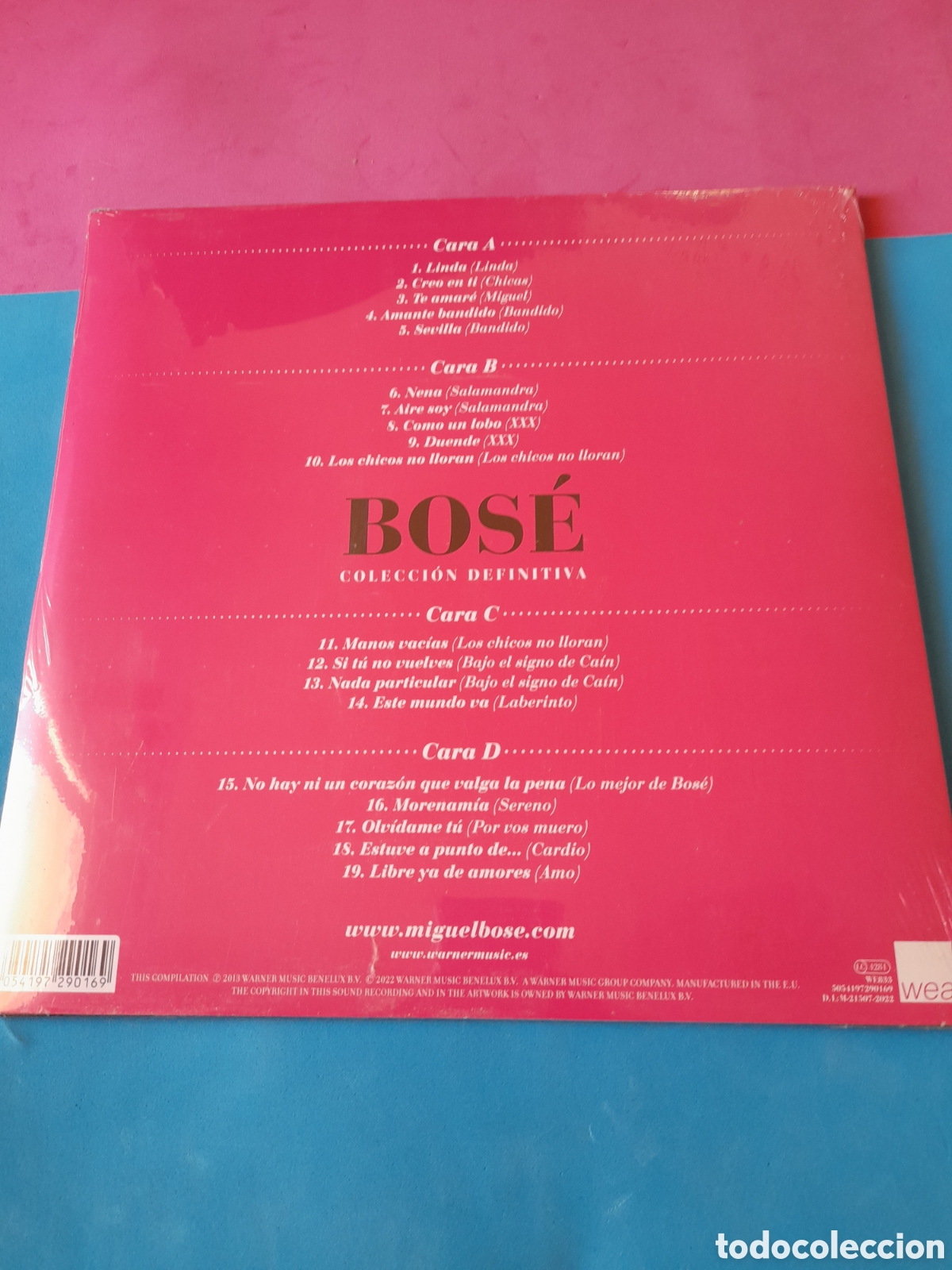 Discos de vinilo: MIGUEL BOSE COLECCION DEFINITIVA 2 LP - Foto 2