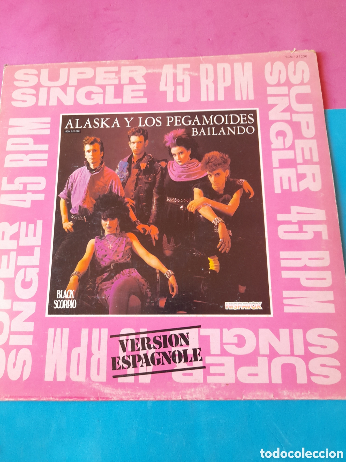 Discos de vinilo: ALASKA PEGAMOIDES VERSION INGLESA BAILANDO - Foto 2