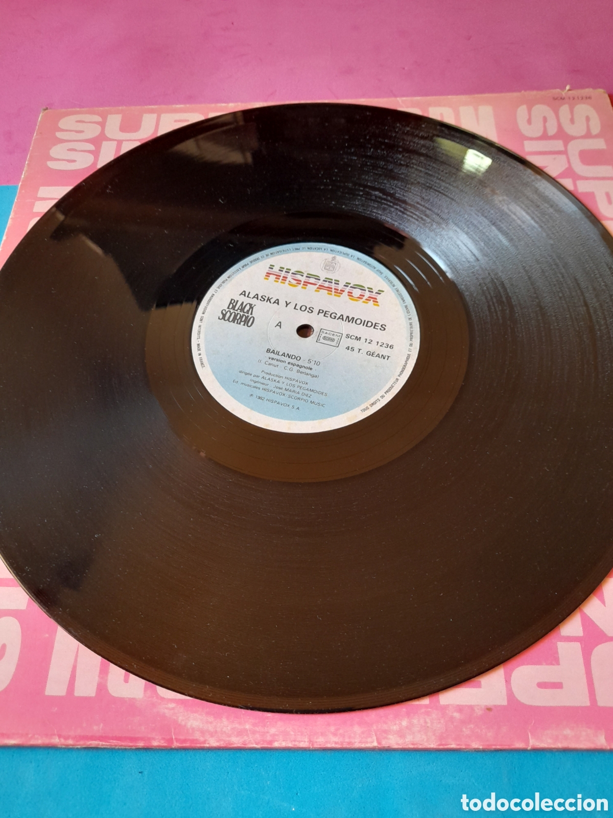 Discos de vinilo: ALASKA PEGAMOIDES VERSION INGLESA BAILANDO - Foto 3