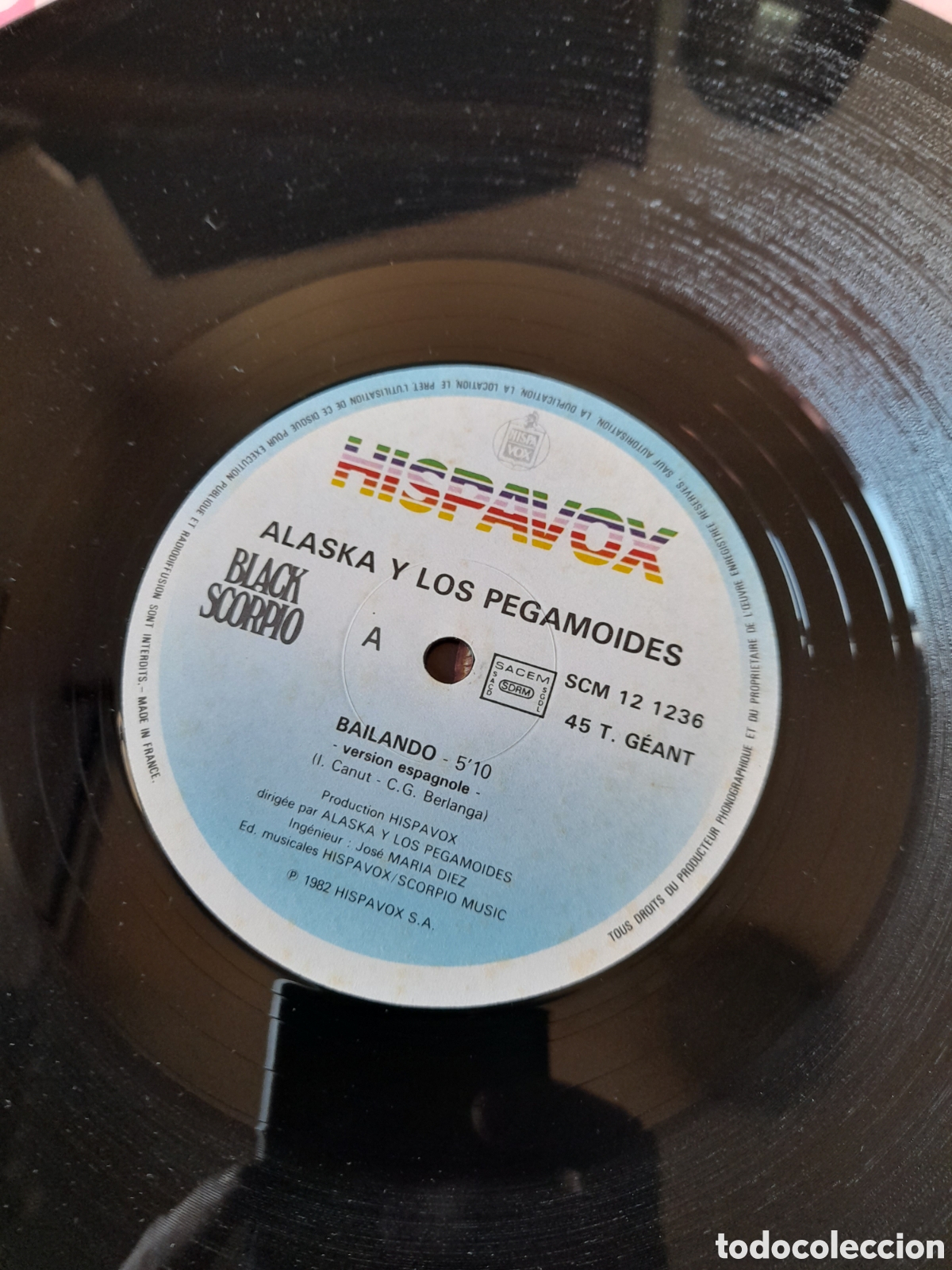 Discos de vinilo: ALASKA PEGAMOIDES VERSION INGLESA BAILANDO - Foto 4