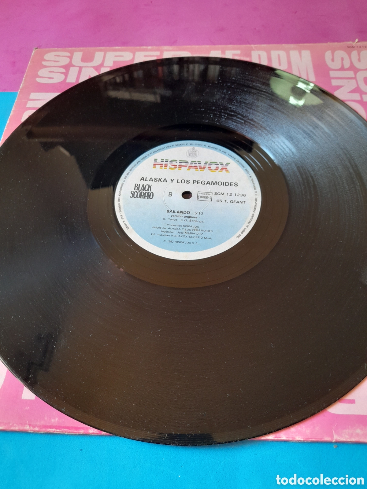 Discos de vinilo: ALASKA PEGAMOIDES VERSION INGLESA BAILANDO - Foto 5