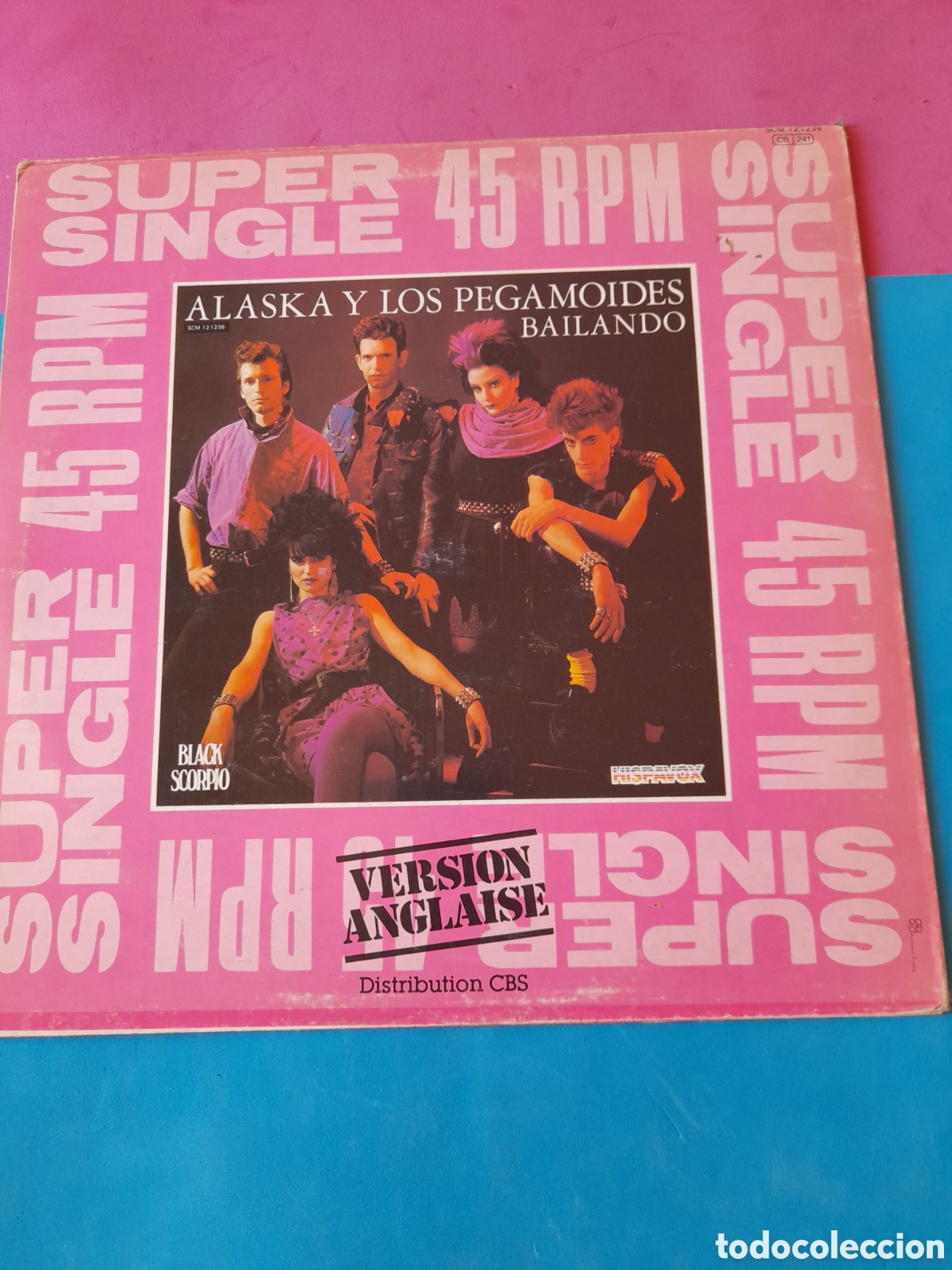 Discos de vinilo: ALASKA PEGAMOIDES VERSION INGLESA BAILANDO - Foto 1