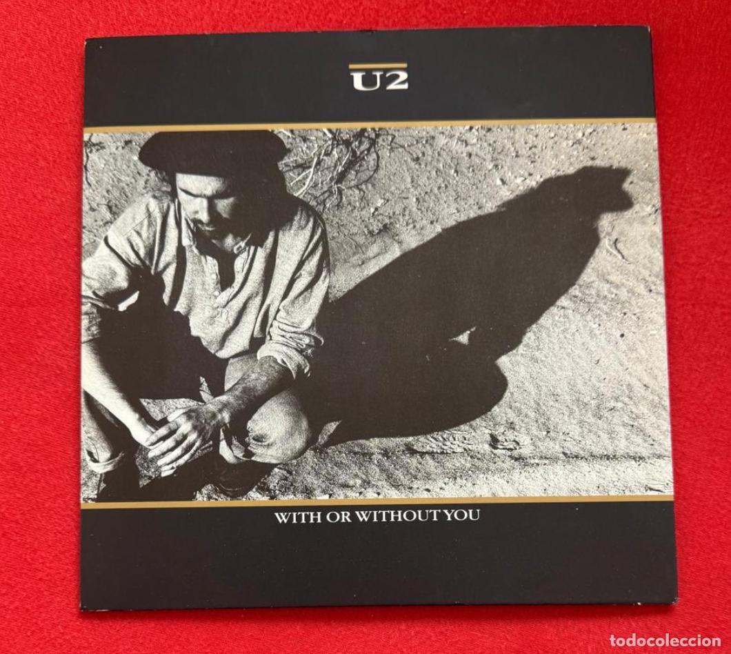 Discos de vinilo: U2 45t With or without you EX EX - Foto 1