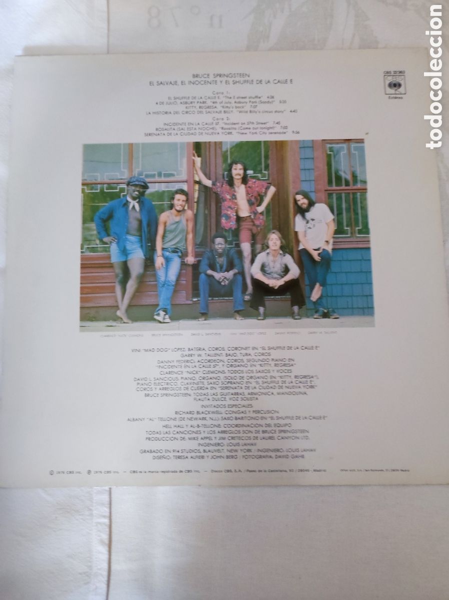 Discos de vinilo: BRUCE SPRINGSTEEN - EL SALVAJE, EL INOCENTE... - Foto 2