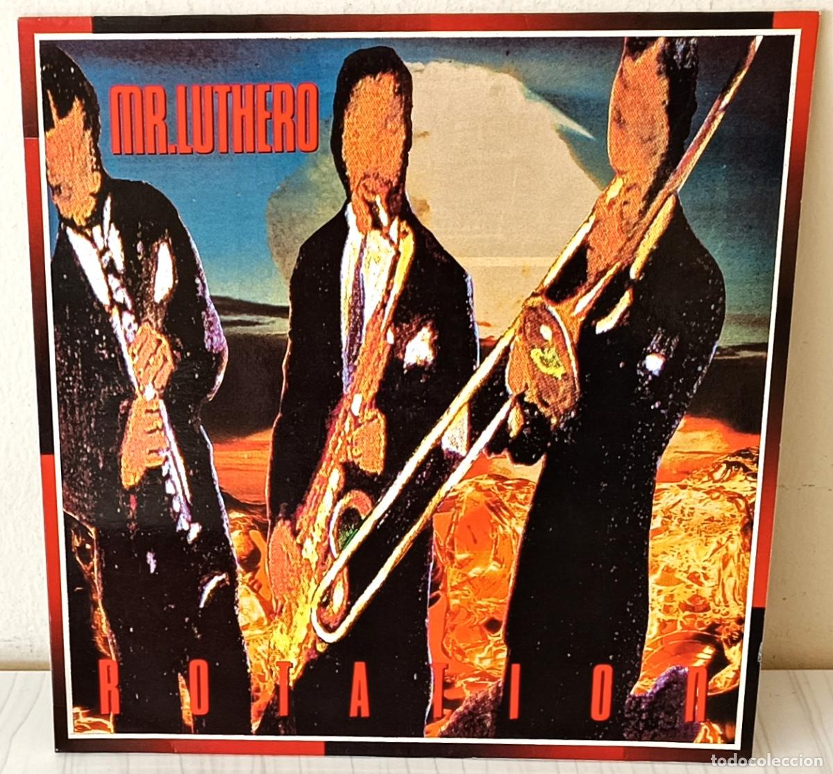 Discos de vinilo: MR. LUTHERO - ROTATION MAXI BLANCO Y NEGRO - 1991 - Foto 1