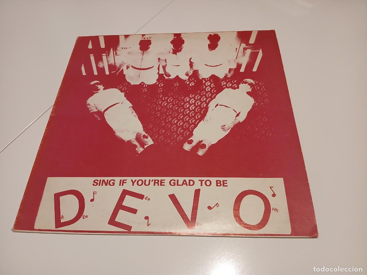 Discos de vinilo: Devo &ndash; Sing If Youre Glad To Be Devo- LP disco vinilo - Foto 1