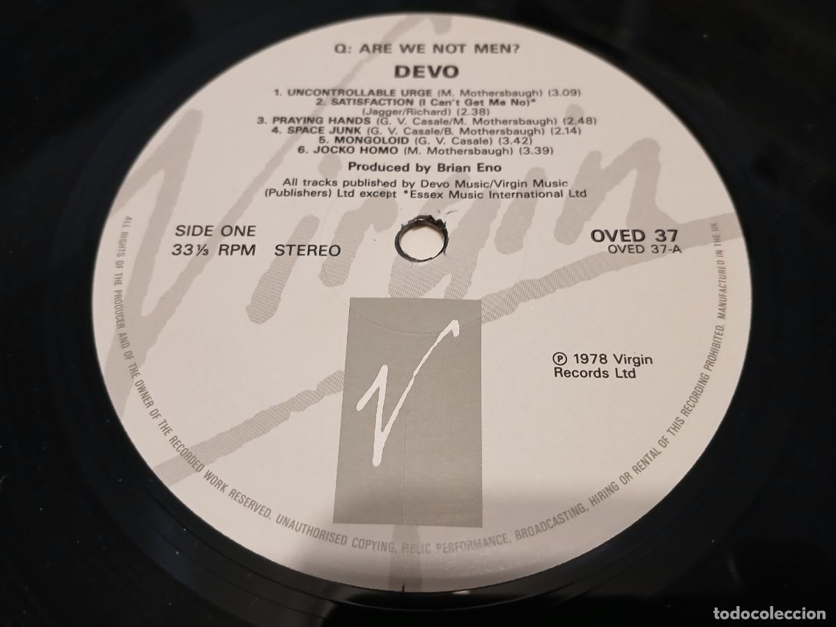 Discos de vinilo: Devo &ndash; Q: Are We Not Men? A We Are Devo!- LP disco vinilo - Foto 2