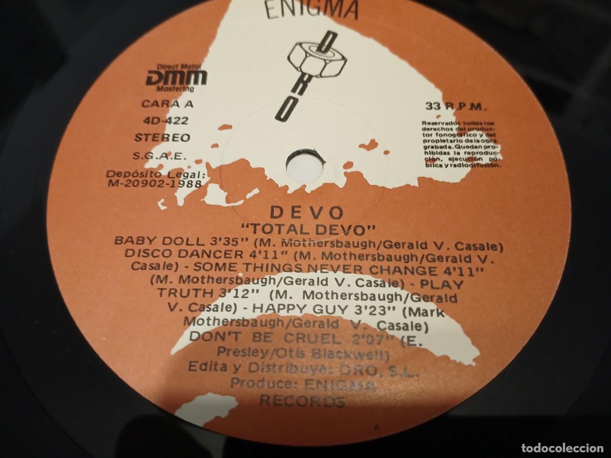Discos de vinilo: Devo &ndash; Total Devo- (1988) LP disco vinilo - Foto 3