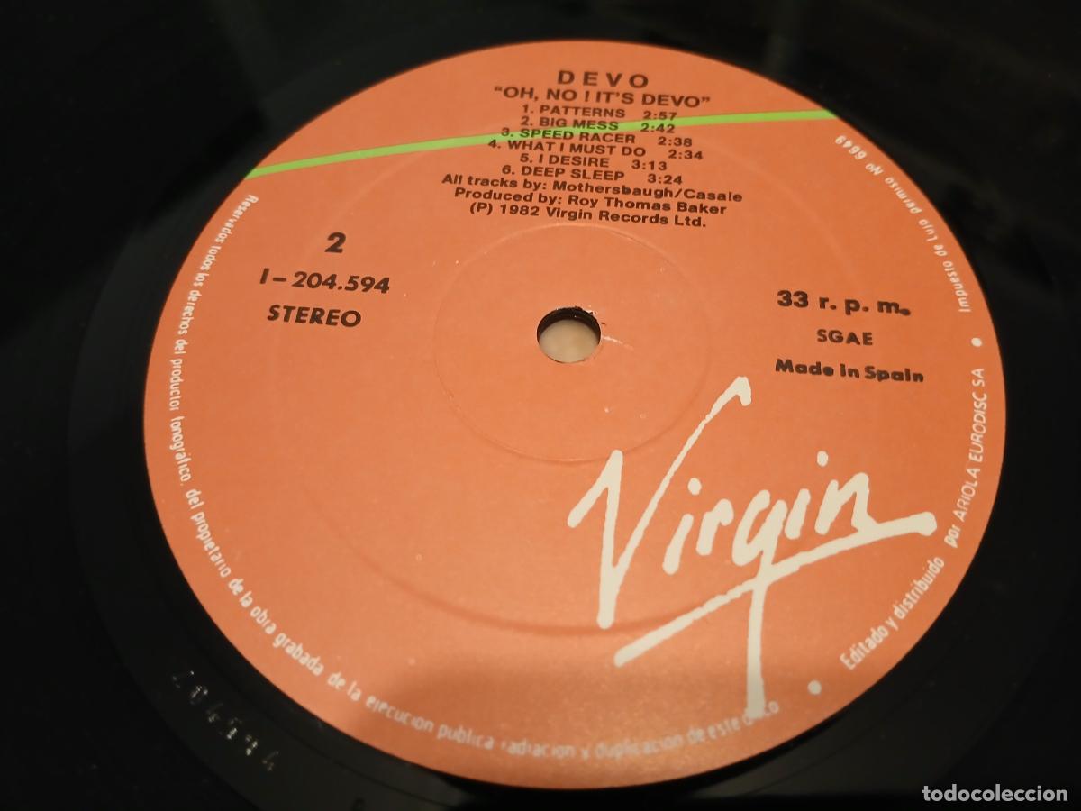 Discos de vinilo: Devo &ndash; Oh, No! Its Devo- (1982) LP disco vinilo - Foto 2